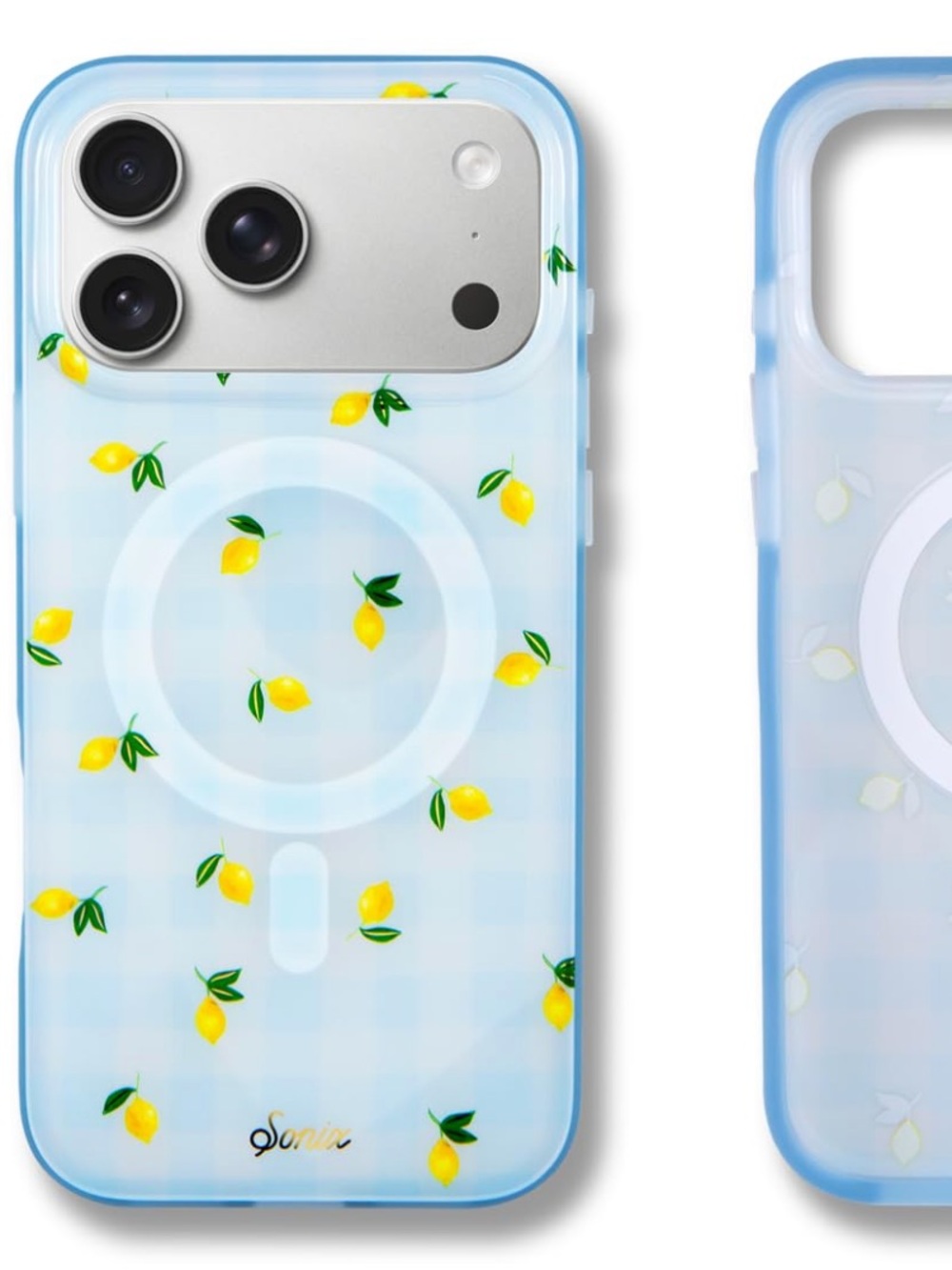 NIB Sonix Case For IPhone 17 Pro Max | Compatible With MagSafe | Lemon Gingham